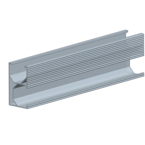 Thanh rail nhôm U 2