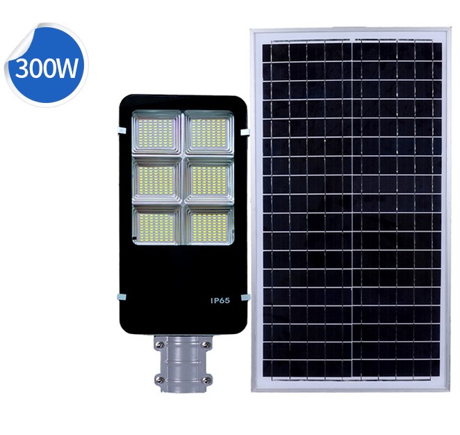 Đèn đường năng lượng mặt trời 300W